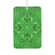 Celtic Clover  Green Fractal Kaleidoscope