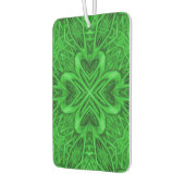 Celtic Clover  Green Fractal Kaleidoscope Luchtverfrisser (Links)