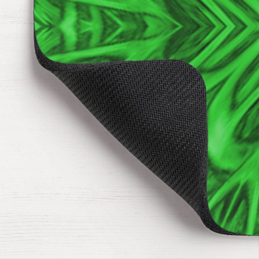 Celtic Clover  Green Fractal Kaleidoscope Muismat (Hoek)