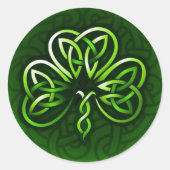 Celtic Clover Knot Design Stickers (Voorkant)