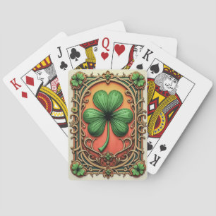 Celtic Clover of Fortune Pokerkaarten
