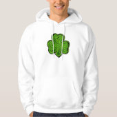 CELTIC CLOVER SHAMROCK Hoodie in Ierse stijl (Voorkant)