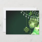 Celtic Clovers and String Lights Irish Wedding Save The Date (Achterkant)
