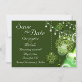 Celtic Clovers Irish Save the Date Wedding Kaart (Voorkant)
