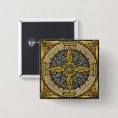 Celtic Compass Button (Voorkant /achterkant)