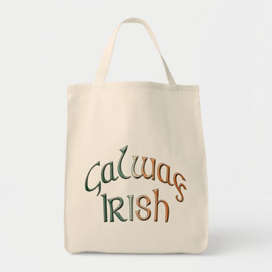 Celtic Connemara Galway Irish Flag Colors Bag Tote Bag (Voorkant)