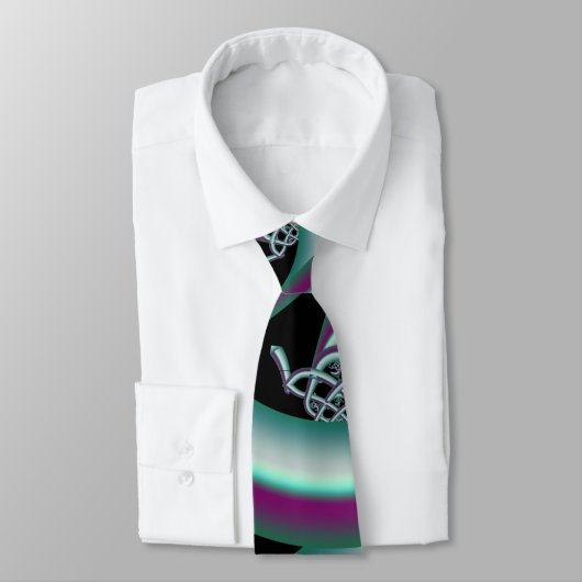 Celtic Cool Abstract Fine Fractal Art Stropdas (Gebonden)