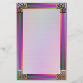 "Celtic Corners Eight" fijn gevoerd briefpapier (Voorkant)