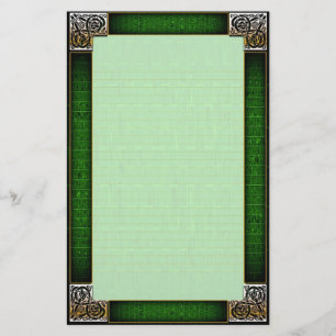 "Celtic Corners Five" fijn gelinkte banketbakkerij Briefpapier