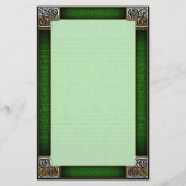 "Celtic Corners Five" fijn gevoerd briefpapier (Voorkant)