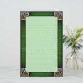 "Celtic Corners Five" fijn gevoerd briefpapier (Staand voorkant)