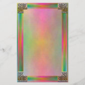 "Celtic Corners Four" fijn gevoerd briefpapier (Voorkant)