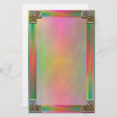 "Celtic Corners Four" fijn gevoerd briefpapier (Voorkant / Achterkant)