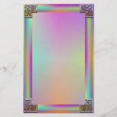 "Celtic Corners One" Fine Lined Stationery Briefpapier (Voorkant)