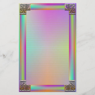 "Celtic Corners One" Fine Lined Stationery Briefpapier