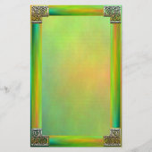 "Celtic Corners Two" fijn gevoerd briefpapier (Voorkant)