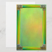 "Celtic Corners Two" fijn gevoerd briefpapier (Voorkant / Achterkant)