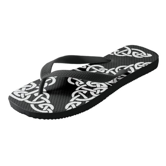 celtic cross 2 volwassen teenslippers (Schuin)