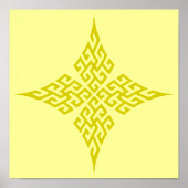 Celtic Cross 5 Gold Poster (Voorkant)