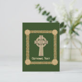 Celtic Cross aangepast Briefkaart (Staand voorkant)