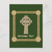 Celtic Cross aangepast Briefkaart (Voorkant)