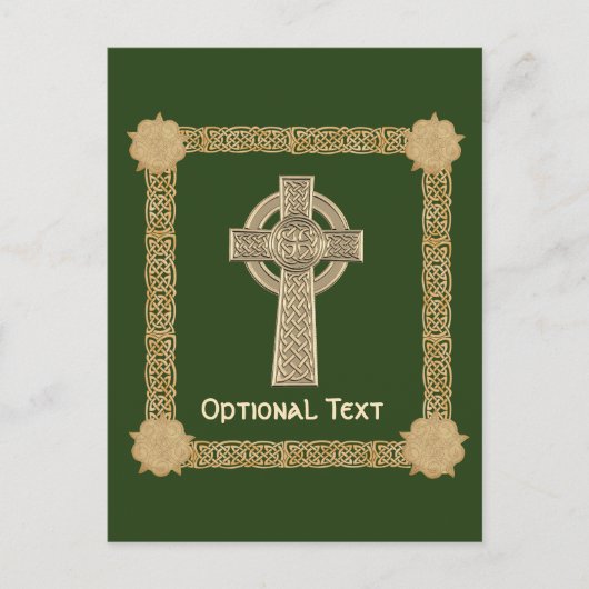 Celtic Cross aangepast Briefkaart (Voorkant)