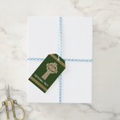 Celtic Cross aangepast Cadeaulabel (Met Touw)