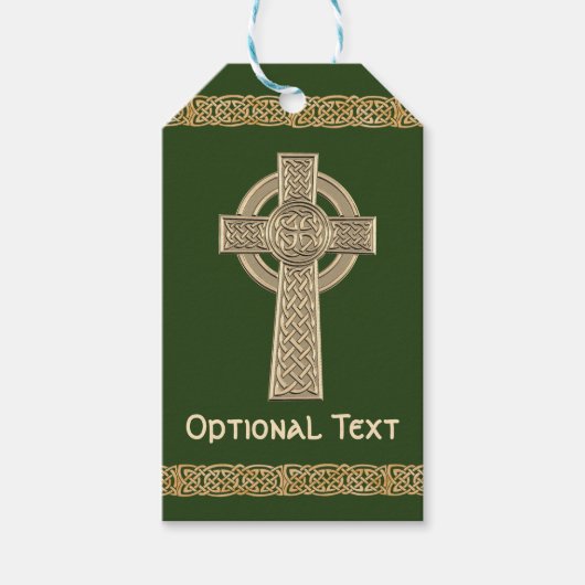 Celtic Cross aangepast Cadeaulabel (Voorkant)