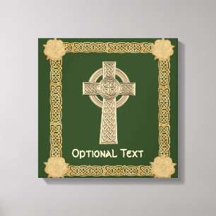 Celtic Cross aangepast Canvas Afdruk