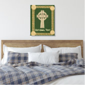 Celtic Cross aangepast Canvas Afdruk (Insitu (Slaapkamer))