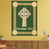 Celtic Cross aangepast Canvas Afdruk (Insitu (Woonkamer))