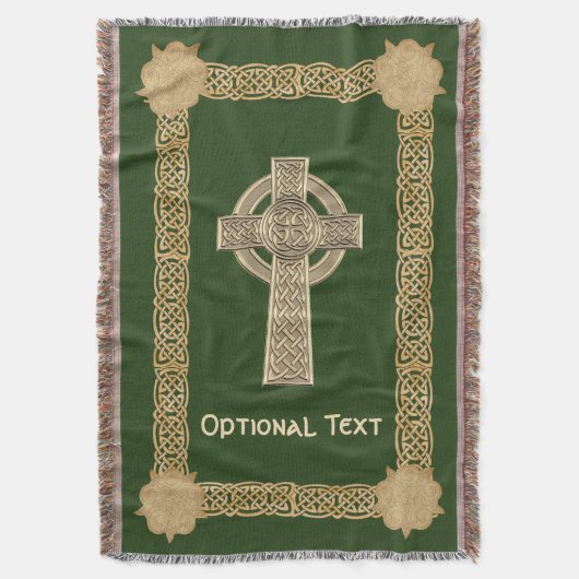 Celtic Cross aangepast Deken (Voorkant Verticaal)