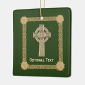 Celtic Cross aangepast Keramisch Ornament (Links)