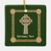 Celtic Cross aangepast Keramisch Ornament (Voorkant)