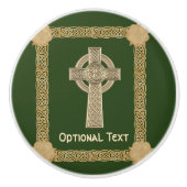 Celtic Cross aangepast Keramische Knop (Voorkant)