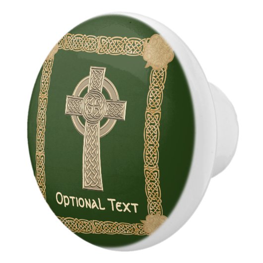 Celtic Cross aangepast Keramische Knop (Rechts)