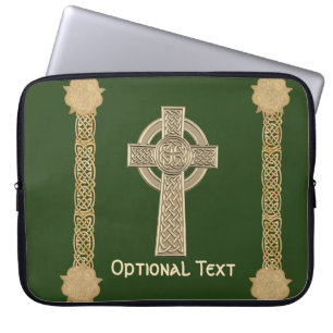 Celtic Cross aangepast Laptop Sleeve