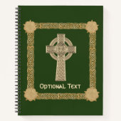 Celtic Cross aangepast Notitieboek (Voorkant)