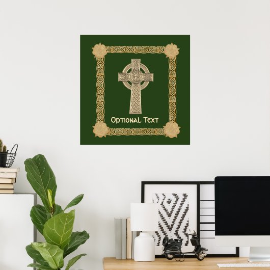 Celtic Cross aangepast Poster (Thuiskantoor)
