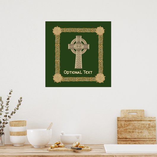Celtic Cross aangepast Poster (Keuken)