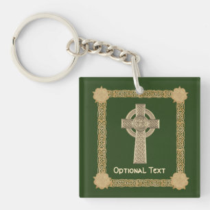 Celtic Cross aangepast Sleutelhanger