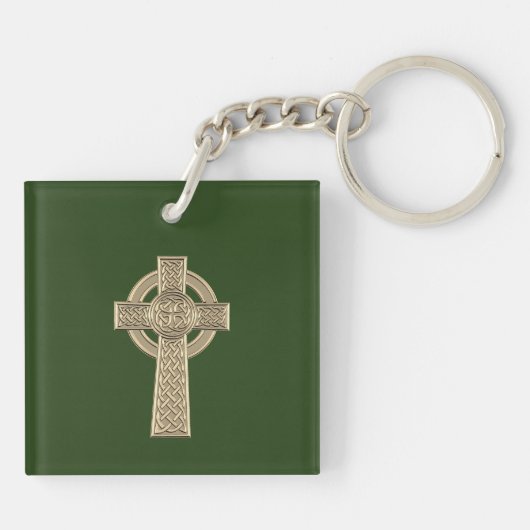 Celtic Cross aangepast Sleutelhanger (Achterkant)