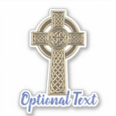 Celtic Cross aangepast Sticker (Voorkant)