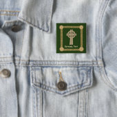 Celtic Cross aangepast Vierkante Button 5,1 Cm (In situ)