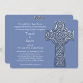 Celtic Cross - Blue Kaart (Voorkant / Achterkant)