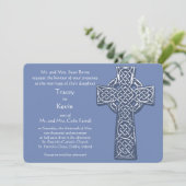 Celtic Cross - Blue Kaart (Staand voorkant)