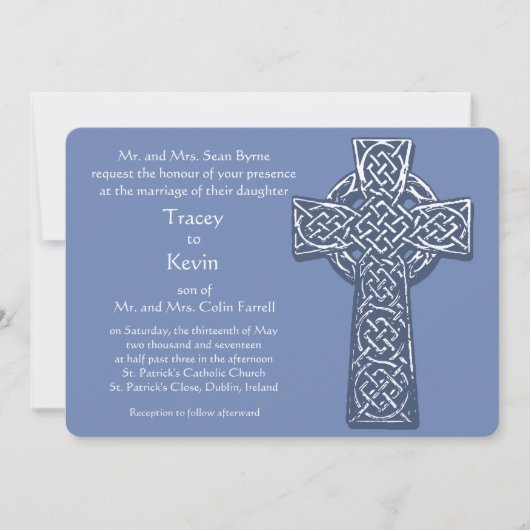 Celtic Cross - Blue Kaart (Voorkant)