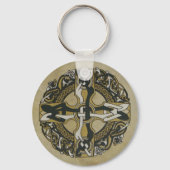 Celtic Cross Bodhran sleutelhanger (Voorkant)