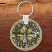 Celtic Cross Bodhran sleutelhanger (Voorkant)