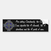 Celtic Cross Bumpersticker (Voorkant)